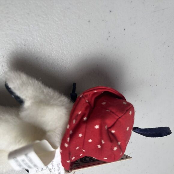 Boyds Bears Mini 4" Jane Plush Stuffed Animal Collectible Ornament Patriotic - Picture 10 of 11